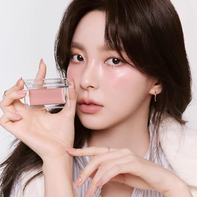 BBIA Ready To Wear Downy Cheek Cream Blush 2P Set (04 DOWNY LAVENDER + 06 DOWNY FIG) / Blendable and Lightweight Cheek Makeup, Highly Pigmented with Long Wearing Formula