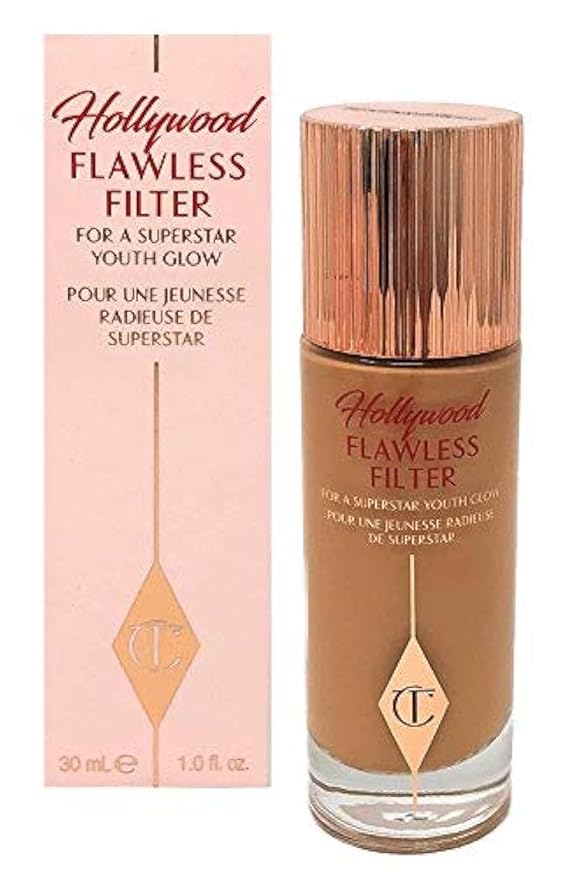 Charlotte Tilbury Hollywood Flawless Filter Face Foundation Primer & Highlight - 1 oz Full Size (Shade 6) (Shade 6)