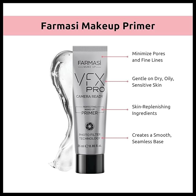 FARMASi VFX Pro Camera Ready Primer Makeup 1 Fl Oz / 30ml (Double)