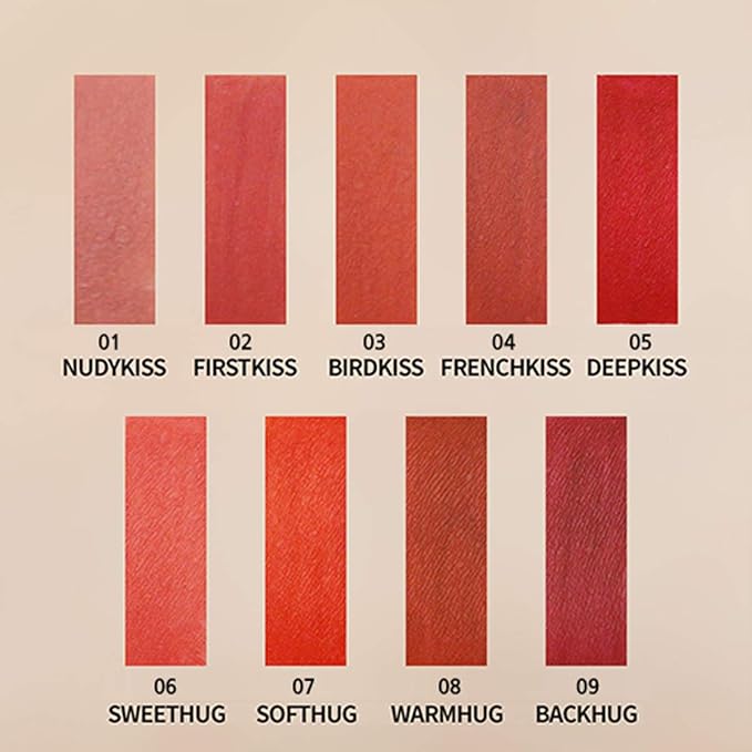 Matte Lip Tint #09 BACK HUG (Chili red)/ Velvet, Lip Matte Liquid lipstick, Superstay Tint with a Highly pigmented Color, Long Lasting Lip Stain