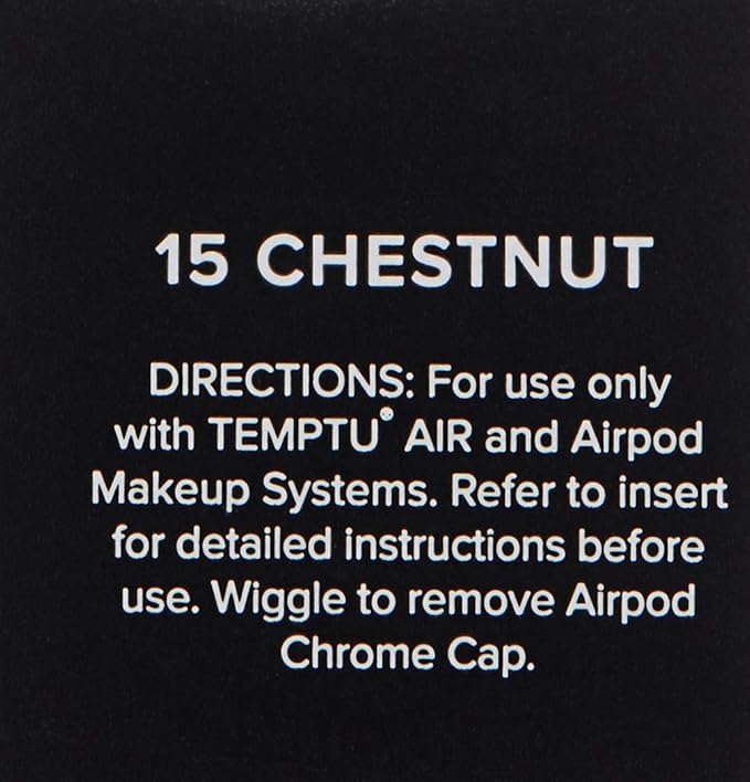 TEMPTU Perfect Canvas Airbrush Foundation Airpod: Anti-Aging Long-Wear Makeup, Buildable Coverage Semi-Matte, Natural Finish