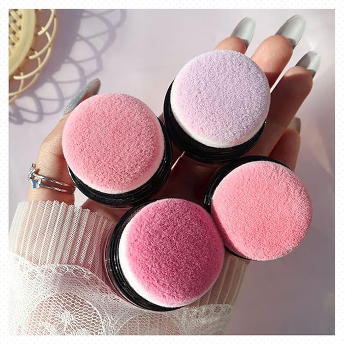 Loose Powder Air Cushion Blush Natural Blusher Bright Shimmer Face for Cheek Highly Pigmented Blush Makeup Easy to Blend Makeup Blushin, All Day Wear(03#)