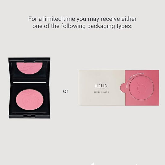 Mineral Blush - Pressed Powder - Glides On Smoothly - Offering Intense Color Payoff And Naturally Healthy Skin - Hallon - 0.18 Oz, Rosy Pink, (I0100276)