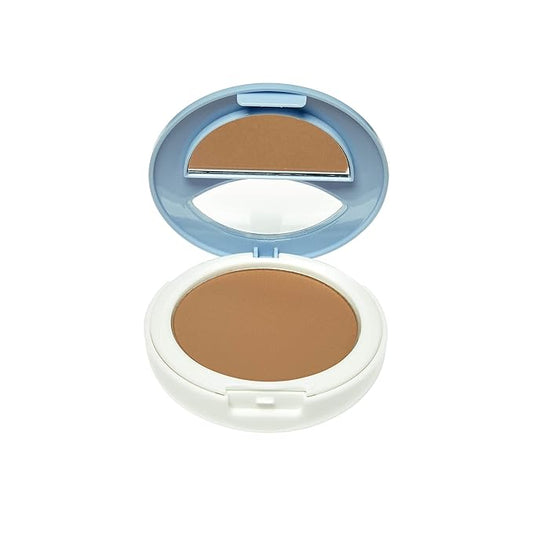 Ruby Kisses No More Blemish Face Powder with Salicylic Acid Korean Makeup Matte Finish Full Coverage Pressed Powder (Golden Brown)