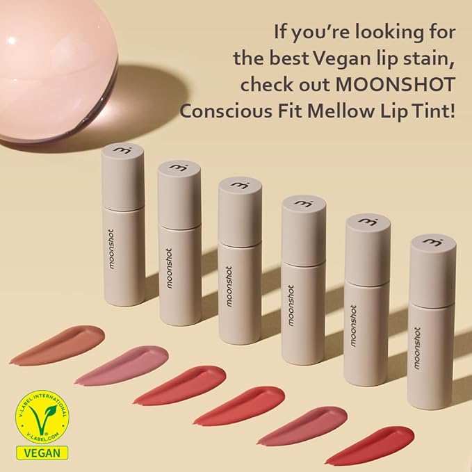 Moonshot Conscious Fit Mellow Lip Tint 03 Pink Planet+ 06 Supernova Red,k-beauty,