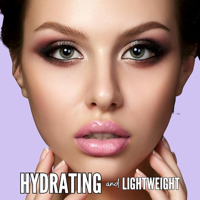 Mynena Light Pink High Shine Stay Glossy Lip Gloss | Non-Sticky Lightweight Hydrating Formula | Vegan Cruelty-Free Paraben-Free | Lipstick Topper & Moisturizing Gloss | Ava