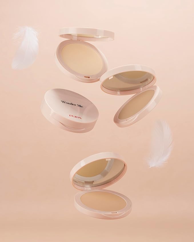 Pupa Milano Wonder Me Powder-no-Powder - Setting Powder Reduces Pores - Makes Skin Texture Smoother and Firmer - Talc Free - 040 Sand - 0.22 oz