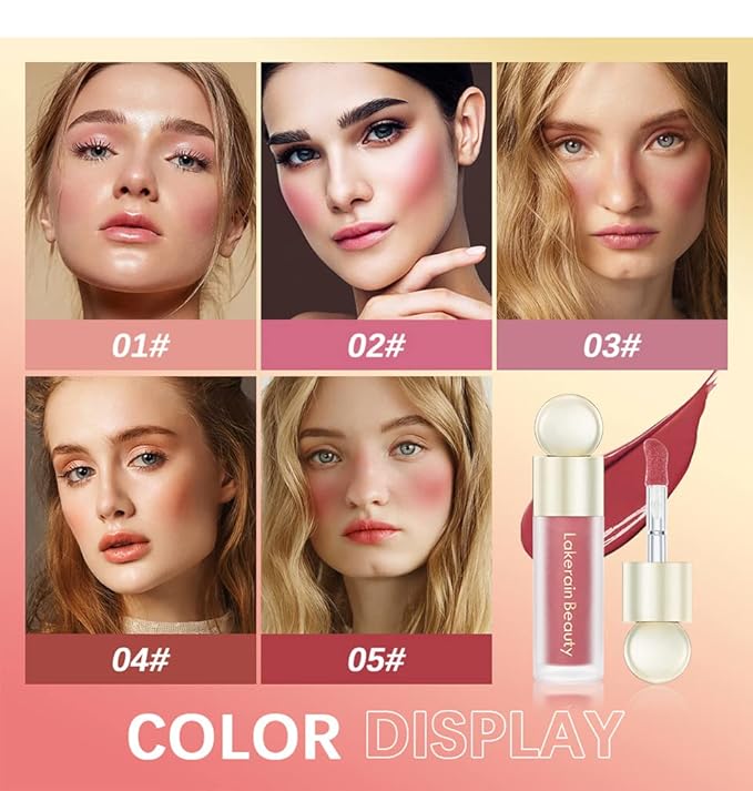 Liquid Blush Long Lasting Waterproof Natural Moisturizing Blush Matte Shades Cheek Rouges