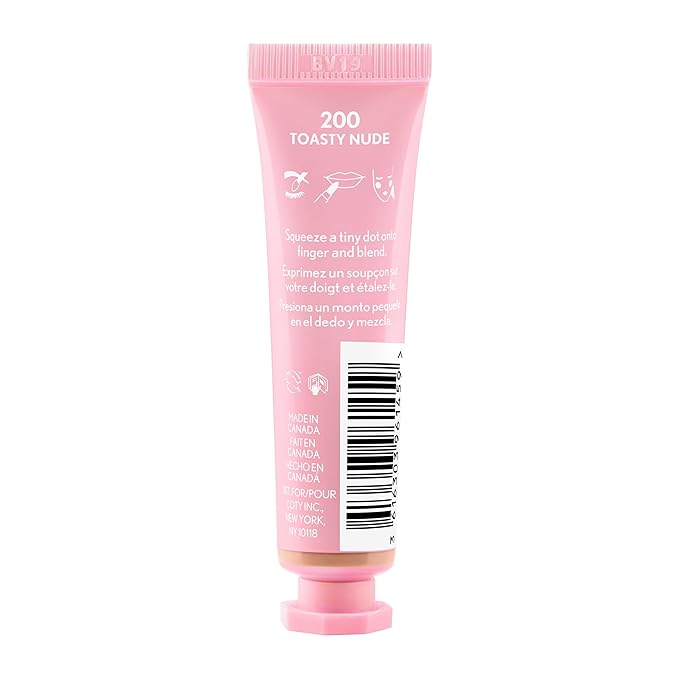 COVERGIRL Clean Fresh Dewy Tint 200 Toasty Nude, 3-in-1 Tint, Blendable Color For Eyes, Lips & Cheeks, 0.33 fl oz (Pack of 1)
