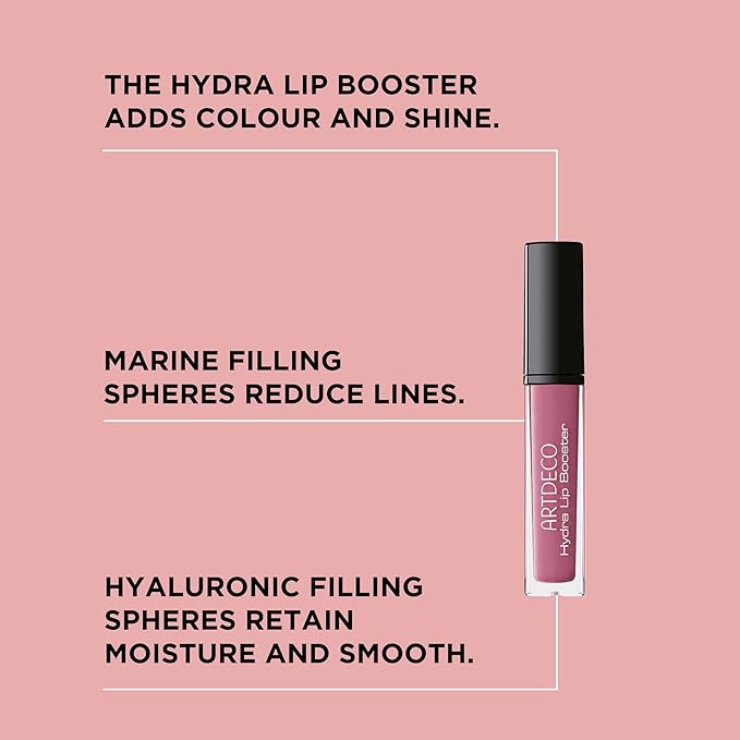 ARTDECO Hydra Lip Booster - Translucent Papaya - Hydrating Lip Gloss with Boosting Effect - Hint of Color & Beautiful Shine - Non-Sticky Finish - Lip Care - Lip Oil - Makeup - Hyaluron - 0.21 Fl Oz