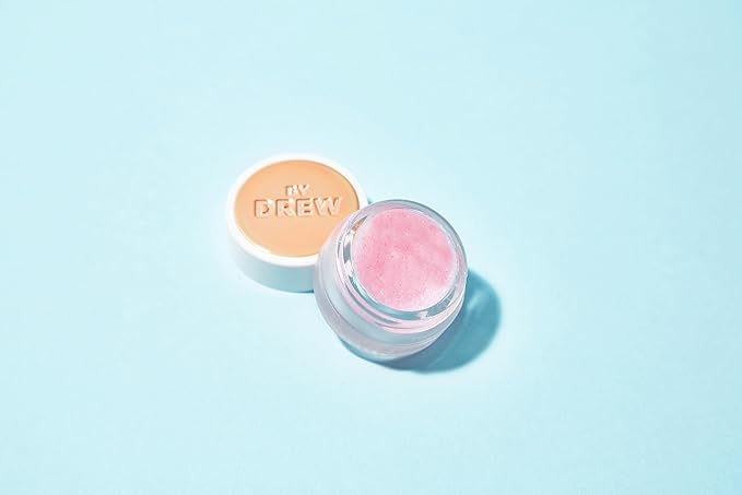 FLOWER BEAUTY By Drew Barrymore Petal Pout Lip Scrub - Exfoliate + Nourish Lips - Cocoa Butter + Coconut Oil-Infused