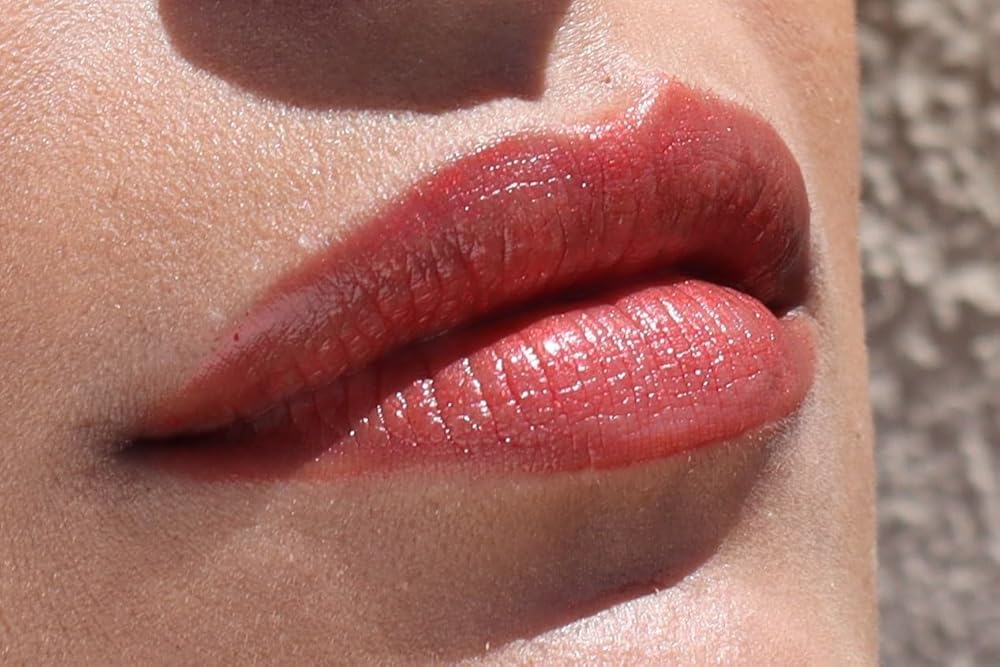 Organic Lip Stain | Vegan + Cruelty Free | Long Lasting, Toxic Free | 2 Colors "Fig" or "Pomegranate, .30 oz (Pomegranate), River Organics Zero Waste Makeup