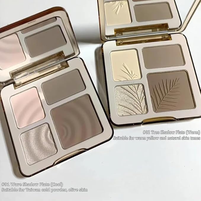 8 Colors Shadow Contour Concealer Palette with Mirror, Foundation Color Corrector Set, Concealer Palette Cream, Long-Lasting, Easy to Blend Powder Contour Palette for All Skin Type (2 Palet)