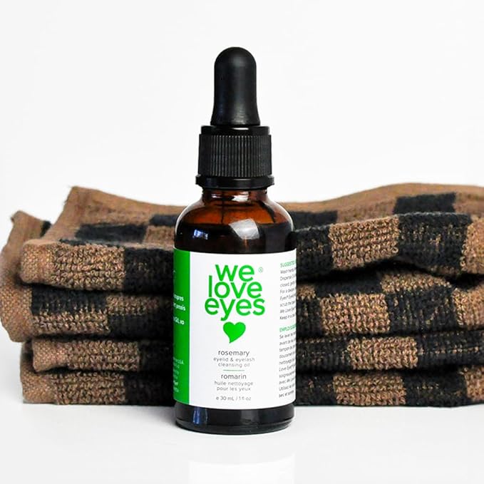 We Love Eyes - Rosemary Eyelid & Eyelash Cleansing Oil - Allergen Removal - Preservative-Free - Rosemary Oil - 30ml