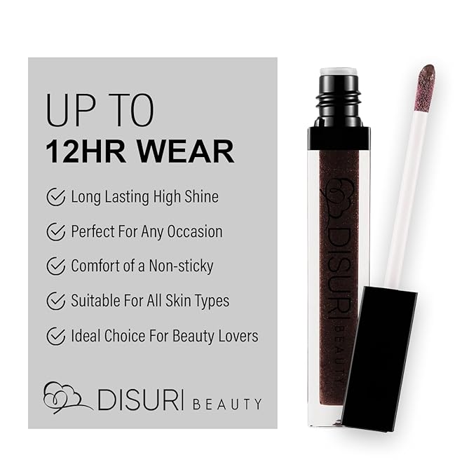 Shimmer Lip Gloss - Non-Sticky Girls Gloss - Long Lasting High Shine - 0.7 FL Oz Gloss for Girls & Women - Cruelty Free - (Boss Babe: S18)