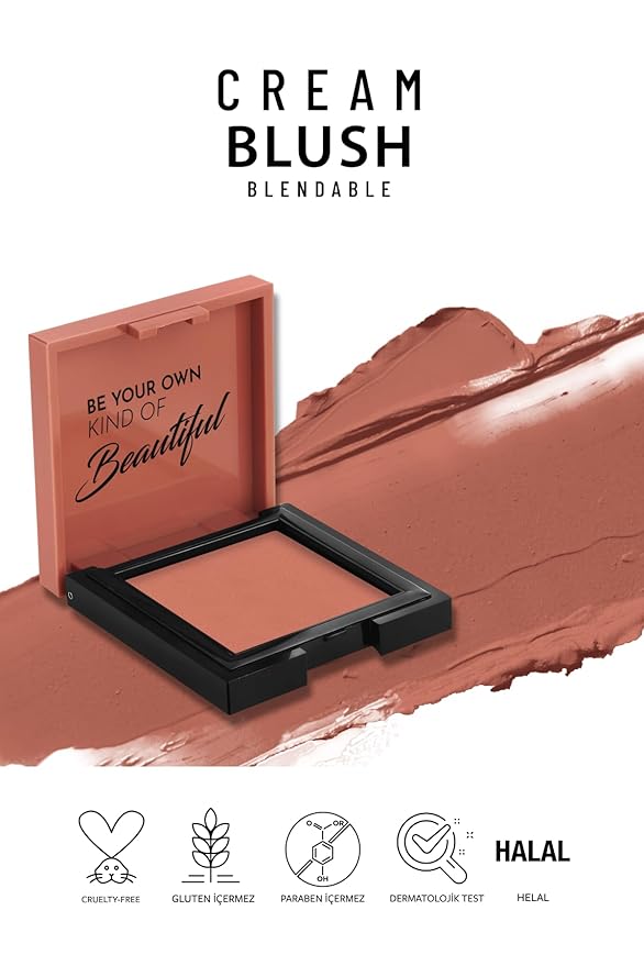 Cream Blush 42 | Pink | Fresh | Healthy & Natural Look | Ligh Weighted Formula | Sebum Control Richly Pigmented | Easily Blendable | Long Lasting | Semi Matte | 0.18 oz.