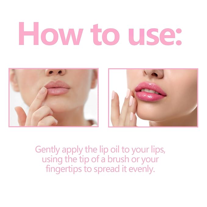 YUANLI Color Changing Lip Oil, Magic Hydrating Glimmer Lip Gloss Balm, Transparent Plumping Lip Oil Tinted for Long Lasting Moisturizing Non-sticky Fresh Texture Lip Oil - 1pcs