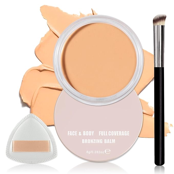 Under Eye Color Corrector,Pot Concealer Full Coverage for Mature Skin,Vegan Under Eye Cream Dark Circles Cover up Makeup Concealer Makeup,Under Eye Brightener (03 Vanilla)