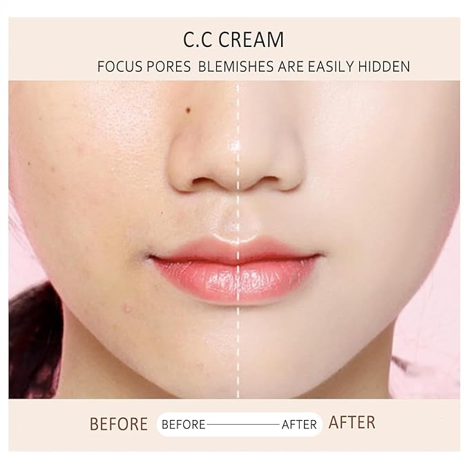 Cc Cream Self Adjusting For Mature Skin, Skin Adjusting CC Cream SPF 50, Cc Cream for Older Women, Cc Colour Correcting Self Adjusting for Moisturizer Cream (Natural)