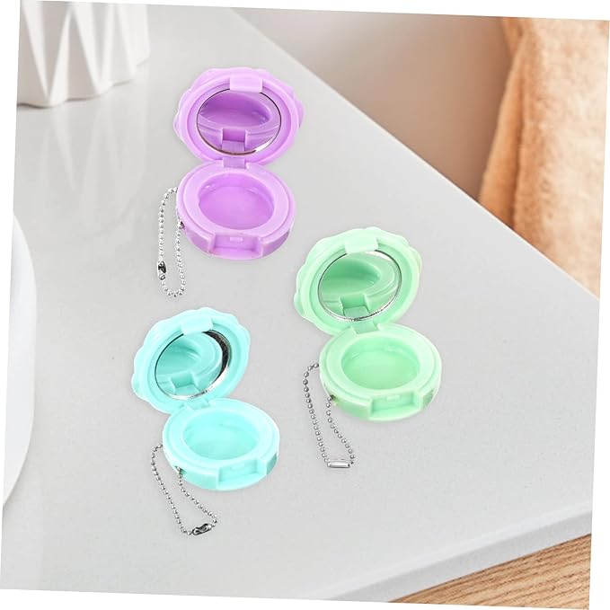 4Pcs Refillable Empty Eyeshadow and Lipstick Cases Versatile Makeup Containers for Depotting Cosmetics for Women and Girls