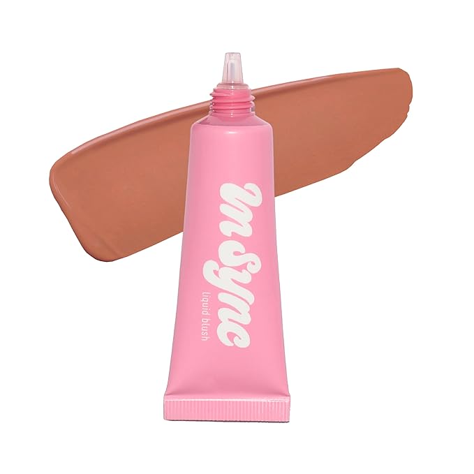 Half Caked In Sync Liquid Blush - Pigmented, Long-Lasting, Multi-Use Liquid Color - Lightweight, Natural Finish - Fragrance-Free, Clean, Vegan & Cruelty-Free, 15ml (No Strings Attached)