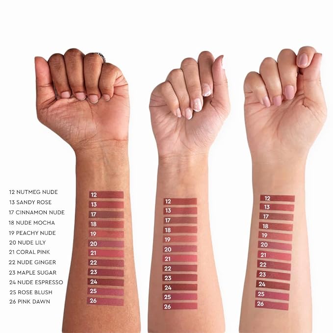 Non-Stop Airy Matte Liquid Lipstick - Sandy Rose | Transferproof I Waterproof lipstick Long Lasting I Apricot & Avocado Oil | 100% Vegan | 5ml | No Parabens, No Toxins