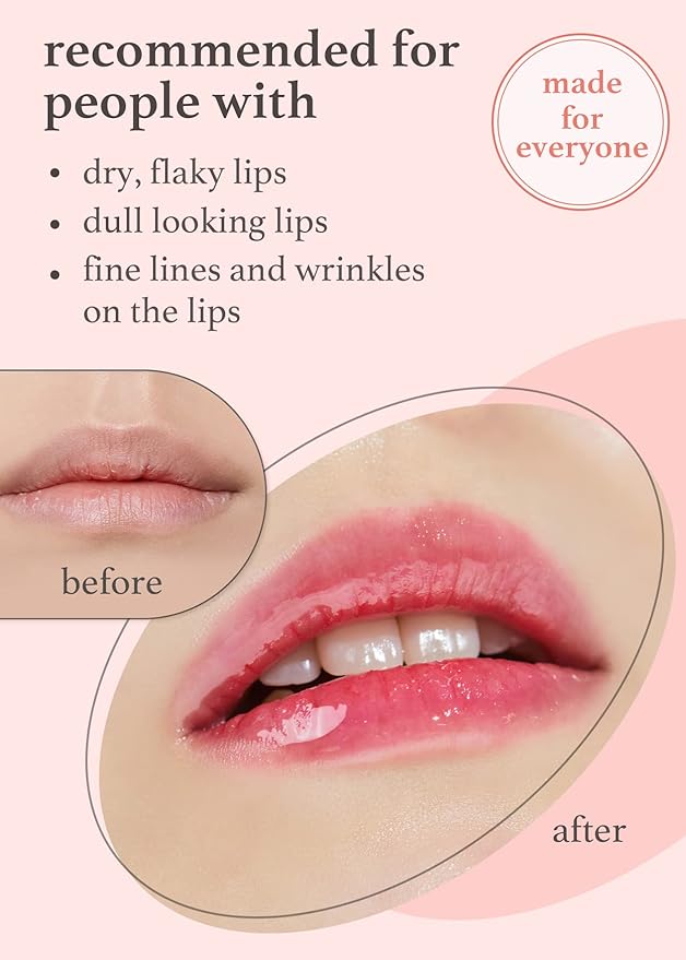 NOONI Korean Vegan Lip Oil - Applepeony 0.12 Fl Oz + Korean Facial Clenaser - Snowflake Whipping Cleanser 5.07 Fl Oz Bundle