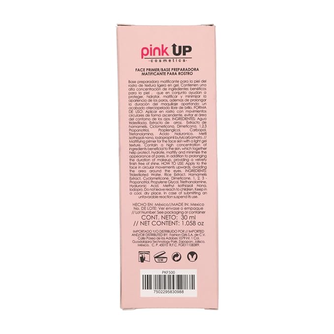 Face Primer |Prepares skin for makeup | Matte finish with porcelain effect | Extends the duration of makeup | Minimizes enlarged pores | Mod PKF500