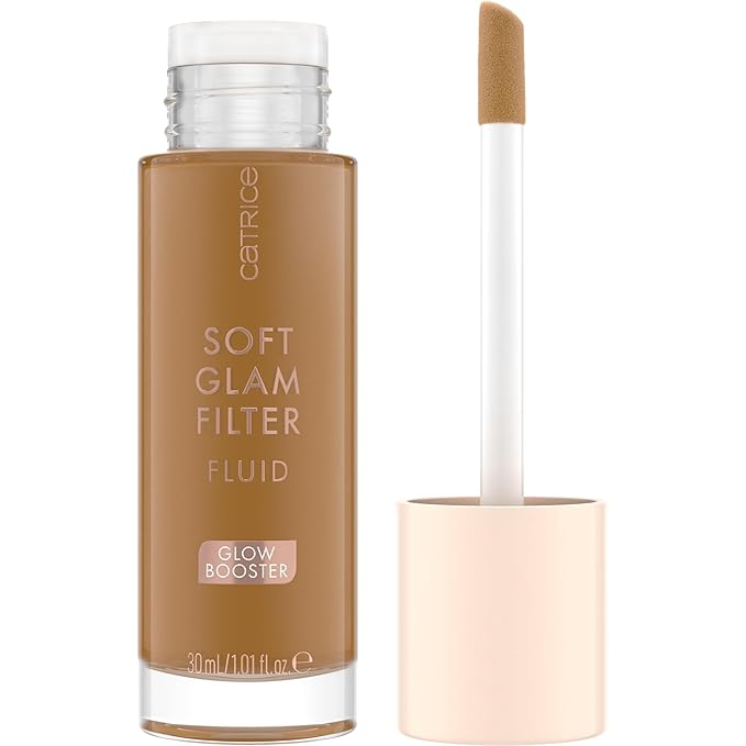 Catrice | Prime & Fine Illuminating Dewy Glow Spray & Soft Glam Filter Fluid 080 Bundle | Full Coverage Makeup | Vegan & Cruelty Free