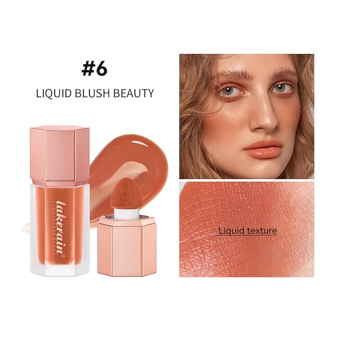 3Pcs Liquid Blush, Soft Silky Cream Blush Makeup for Cheeks, Natural-Looking, Weightless, Long-Lasting, Dewy Finish (Set B, 3)