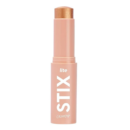 ColourPop Lite Stix Cream Highlighter - Blendable Highlighter Makeup with a Luminous, Dewy Finish - Long-Lasting Formula and Easy On-The-Go Application - Ignite (0.33 oz)