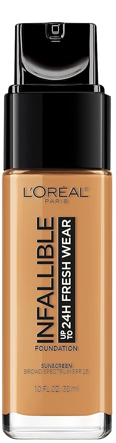 L’Oréal Paris Makeup Infallible Up to 24 Hour Fresh Wear Foundation, Caramel, 1 Ounce (Pack of 2)