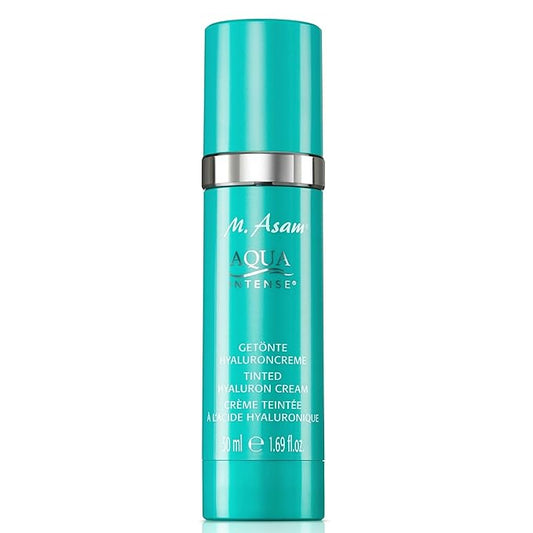 M. Asam AQUA INTENSE Tinted Moisturizer (1.69 fl oz) - Face Moisturizer & Tinted Cream with Hyaluronic Acid, Natural Finish, Skin Care for All Skin Types