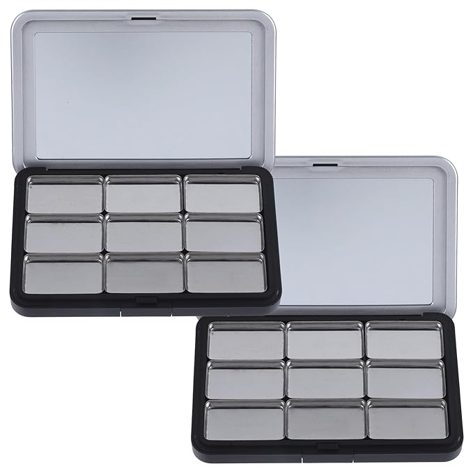 Empty Eyeshadow Palette Refillable Eyeshadow Palette Empty Makeup Palette Storage Box for Lipstick Blush