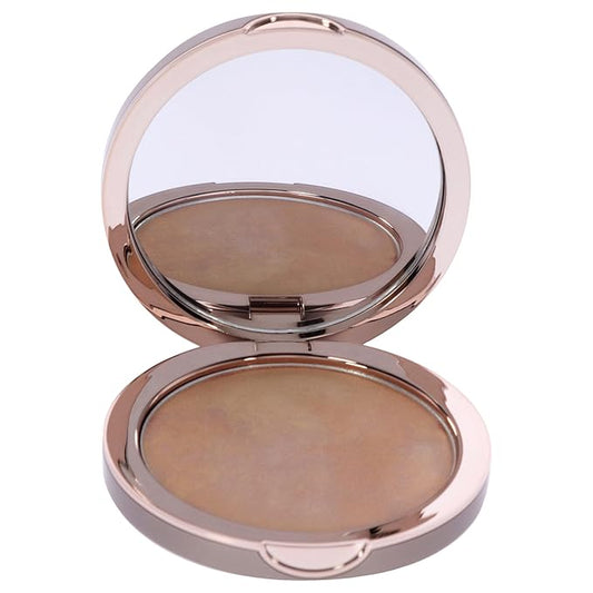 Pure Light Compact Illuminating Powder - Aura - Lightweight, Long Lasting, Loose Setting Powder Face Makeup For Brightening And Radiant Finish - Light Coverage - Vegan - Cruelty No-0.34 oz