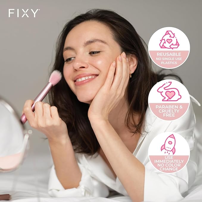 FIXY Repair Kit Repressing tool for Eyeshadow, Blush, & Highligher Round Pans + FIXY Small Empty Palette