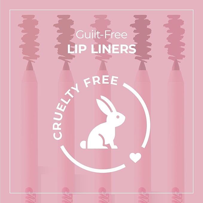 Over Night Lip Liner Pencil for Women - Soft Moisturizing, Creamy Long-Lasting Texture, Smooth Glide & Defined Finish