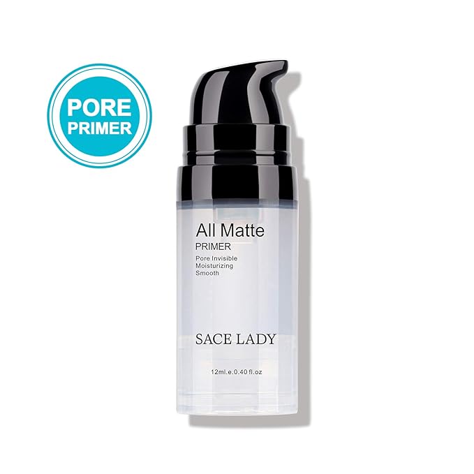 SACE LADY Invisible Pore Foundation Primer All Matte Face Primer, Oil- control and Smooth Face Primer Gel 12ml/0.4Fl Oz