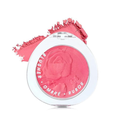 MAEPEOR Embossed Blush 8 Colors Lightweight Natural Look Matte Face Blush Long-Lasting Highly Pigmented Powder Blusher (Color 03)