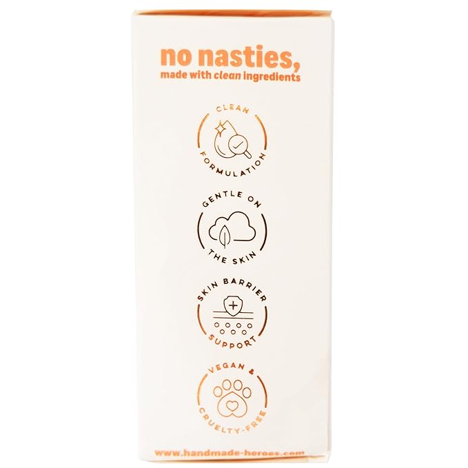 Handmade Heroes 100% Natural Oat Cleansing Balm Eye Makeup Remover with ceramides - Balm to Oil Cleanser Oat Mighty Face Cleansing Balm - Sensitive Skin and All Skin types
