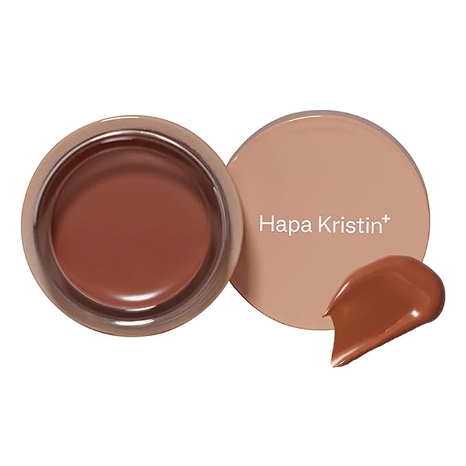 Gleam Glow Lip and Blush | a Classic, Vibrant Red that brings a Fresh, Lively Energy | perfectly pairs with Hapa Kristin Colored Contacts, 0.148 Oz (4.2g) (Rum Caramel 501, one)