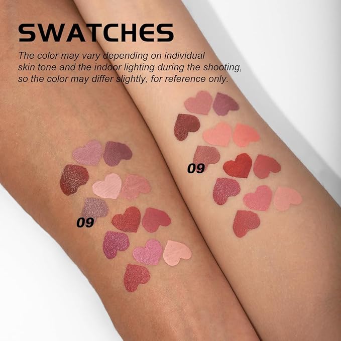 YOUNG VISION Gourd-Shaped Precision Liquid Lipstick & Lipliner - Nude Matte Perfection