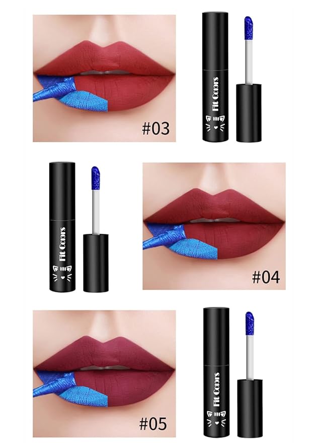 2Pcs Lip Gloss Peel Off, Long Lasting Lip Tint, Peel Off Lip Stain Lip Tattoo Stain, Tattoo Magic Color Peel Off Lip Tint, Matte Lipstick Waterproof Lip Stain for Womens Girl