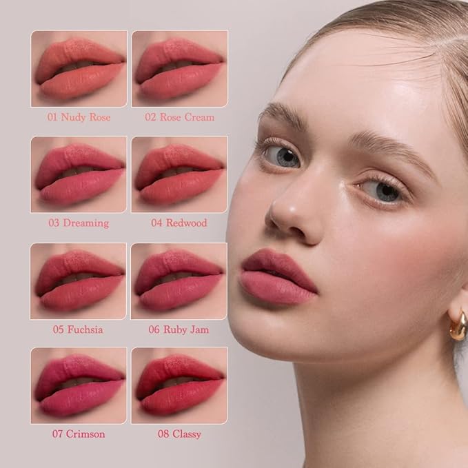 dasique Cream De Rose Tint #07 Crimmson I Vegan, Cruelty-free I A Creamy Matte Finish, Infused with Rose Water