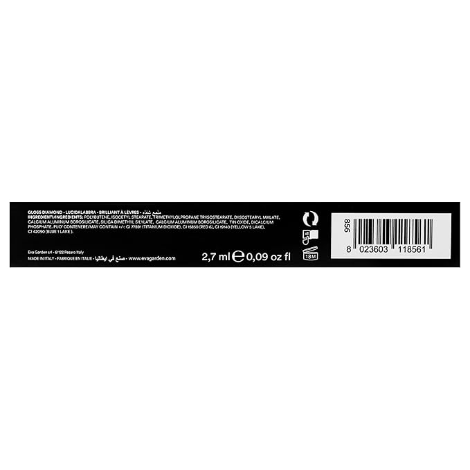 Diamond Lip Gloss - Concentration of Pearls Gives Dazzling Shine - Light and Moisturizing Film with Excellent Hold - Spreads Evenly with No Stickiness - 856 Baby Pink - 0.09 oz