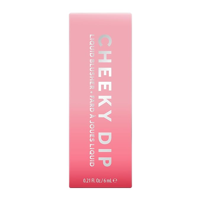 W7 Cheeky Dip Liquid Blusher - Pigmented Colour For Cheek Makeup - Satin Matte Finish - Thrill-Seeker (Pink)