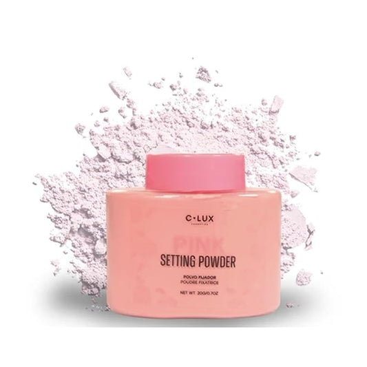 Pink Setting Powder – Brightening & Blurring Loose Powder for a Flawless Matte Finish – Oil Control, No Flashback, Lightweight – 20g / 0.7oz