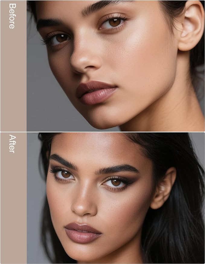 Cool Toned Contour Stick Blendable Smooth Bronzer Matte Finish Lightweight Face Shaping Makeup Natural Cream Contouring Pen Long Lasting Highly Pigmented Portable Travel Size, Cold Grey Brown