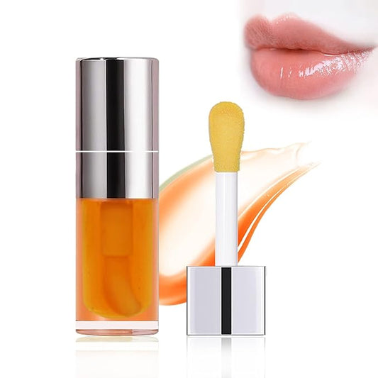 Plumping Lip Gloss Lip Tint Lip Stain Lip Tint Stain Hydrating Moisturizing Liquid Lipstick Lip Balm Clear Lip Oil Makeup Gift - 01 Honey Gold