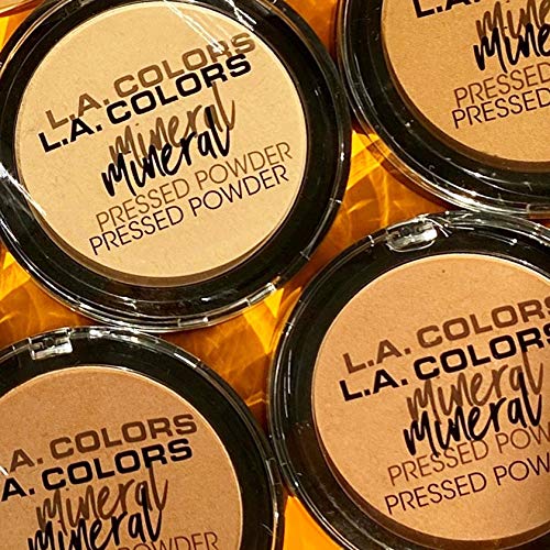 L.A. COLORS Mineral Pressed Powder, Natural Beige CMP375